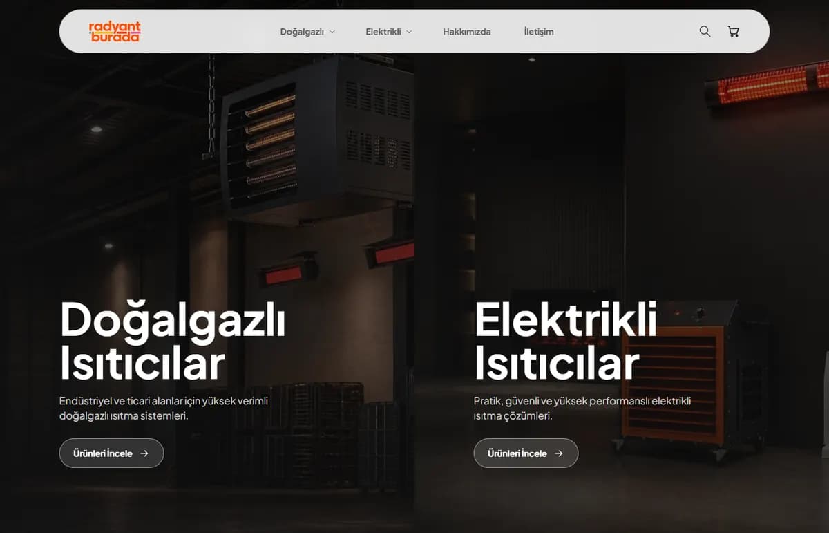 Radyant Burada Storefront